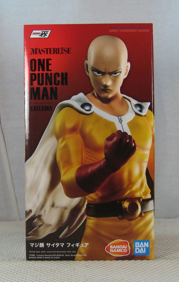 Bandai Serious Face Saitama One-Punch Man Ichibansho Figure NEW SEALED - Image 3