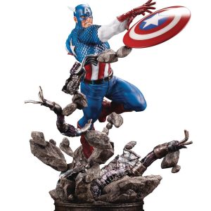 Kotobukiya Captain America Avengers Fine Art Statue 555/800 Marvel NEW SEALED