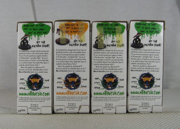 Marvel HeroClix Mutant Mayhem Booster Pack (Set of 4) NEW  SEALED - Image 2