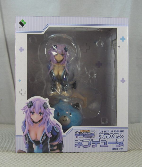 Hyperdimension Neptunia NEPTUNE Waking Up 1/8 Figure Broccoli NEW SEALED - Image 4