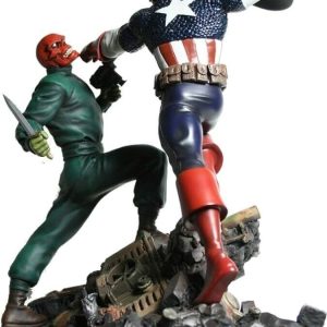 Captain America and Red Skull Action Statue Set Bowen Designs NEW SEALED