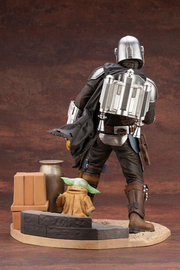 Star Wars The Mandalorian and The Child 1/7ArtFX Figure Statue Kotobukiya SEALED - Image 2