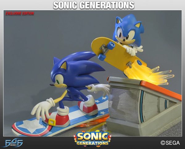 Sonic Generations Diorama Exclusive Statue 56/450 First4Figures Sega SEALED - Image 2