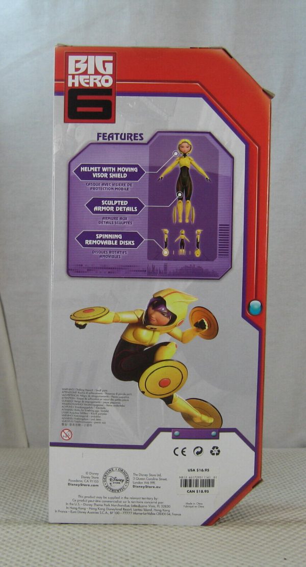Disney Big Hero 6 Go Go Tomago Action Figure Disney Store Exclusive NEW SEALED - Image 3