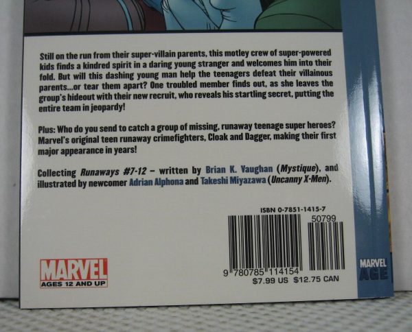 Runaways TPB Volume 2 Teenage Wasteland Digest 1st Print BRAND NEW - Image 3