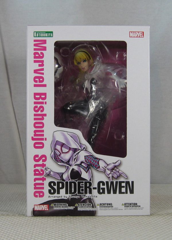 Kotobukiya Spider-Gwen Bishoujo Statue Marvel NEW SEALED - Image 5