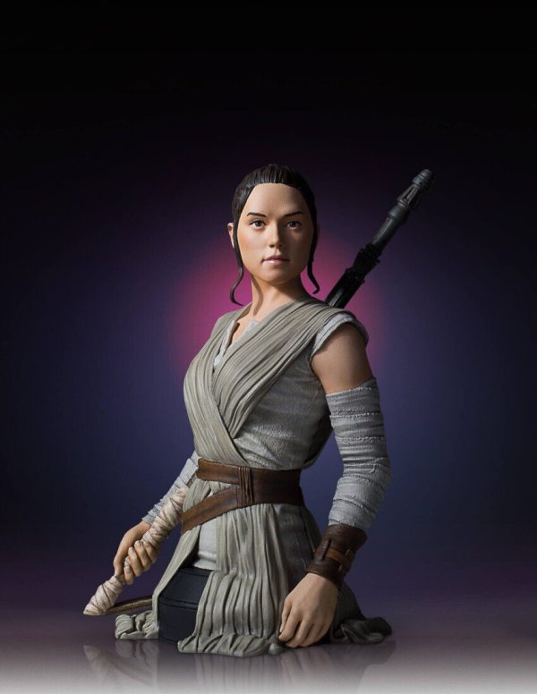 Star Wars The Force Awakens Rey Bust 728/2500 Gentle Giant Daisy Ridley SEALED
