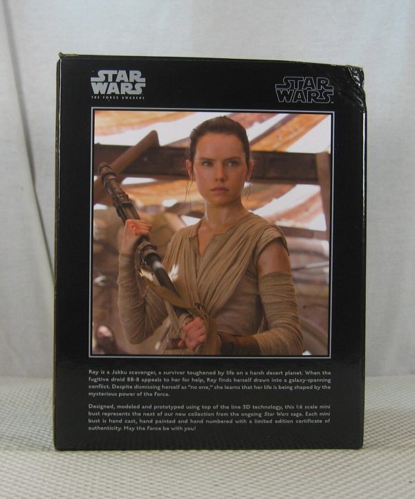 Star Wars The Force Awakens Rey Bust 728/2500 Gentle Giant Daisy Ridley SEALED - Image 6