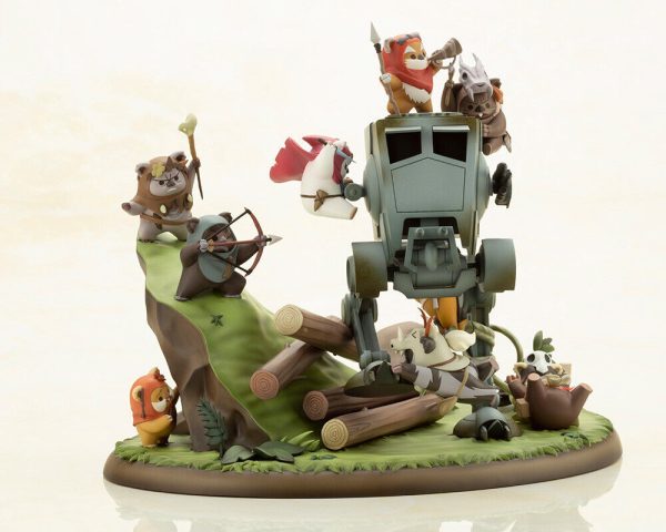 Star Wars Battle of Endor The Little Rebels ArtFX Statue Kotobukiya NEW SEALED - Image 4