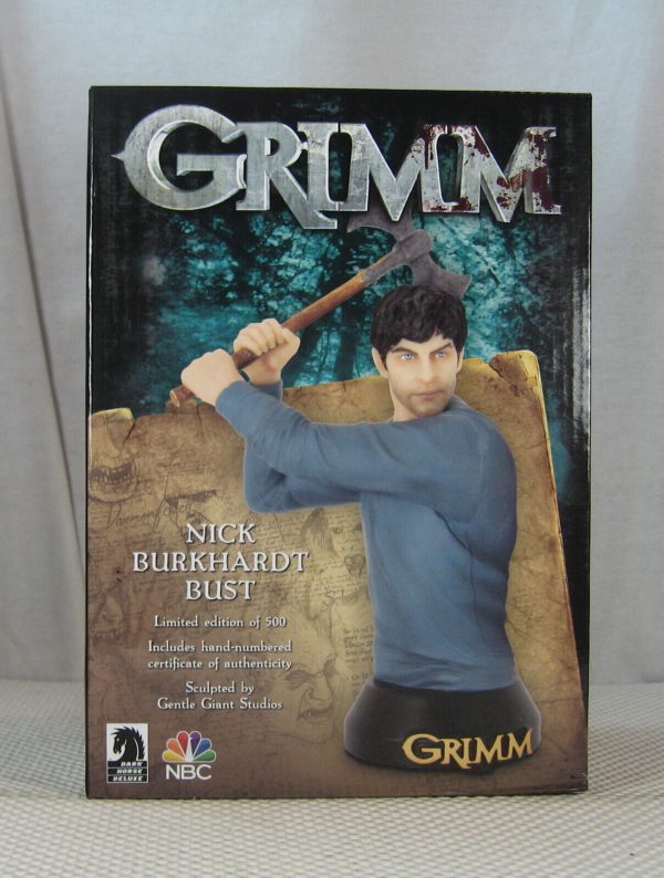 Grimm Nick Burkhardt Bust 494/500 David Giuntoli Dark Horse Gentle Giant SEALED - Image 2