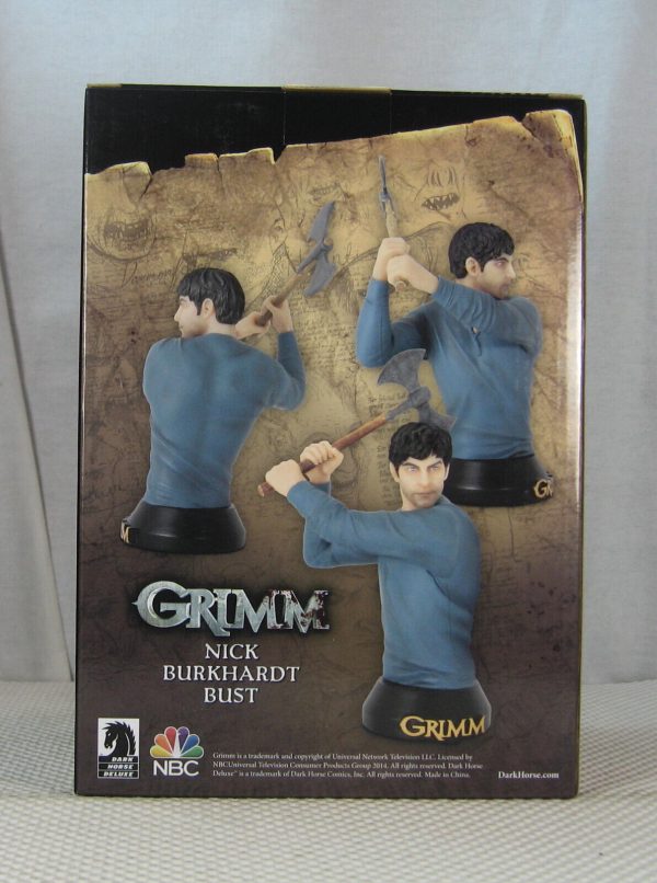 Grimm Nick Burkhardt Bust 494/500 David Giuntoli Dark Horse Gentle Giant SEALED - Image 4