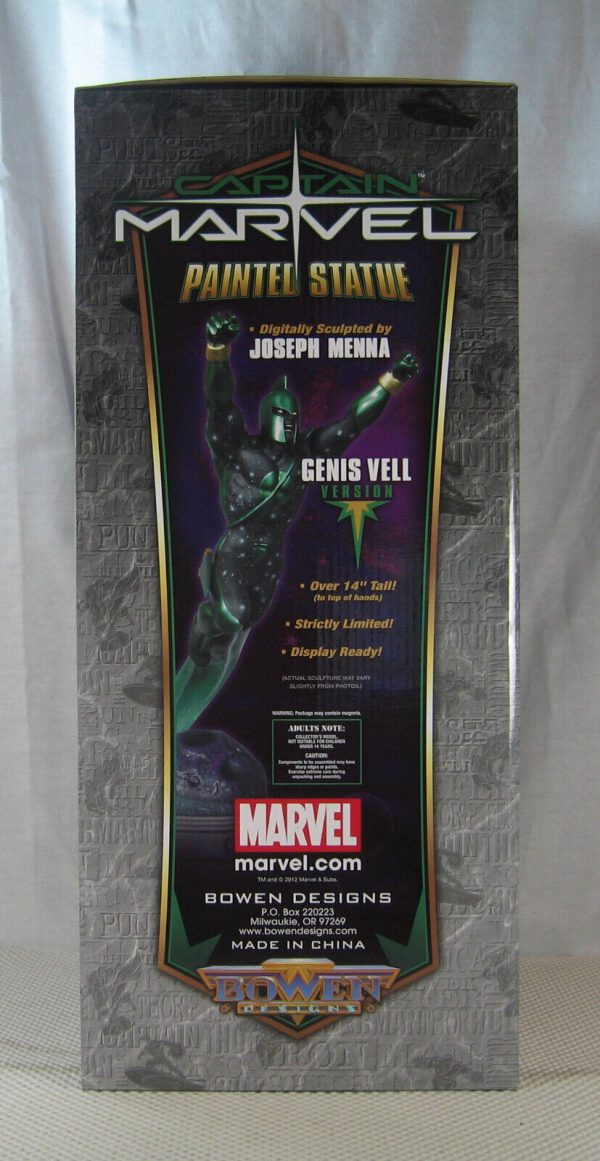 Captain Marvel Genis Vell Statue 76/375 Bowen Designs Website Exclusive SEALED - Image 4