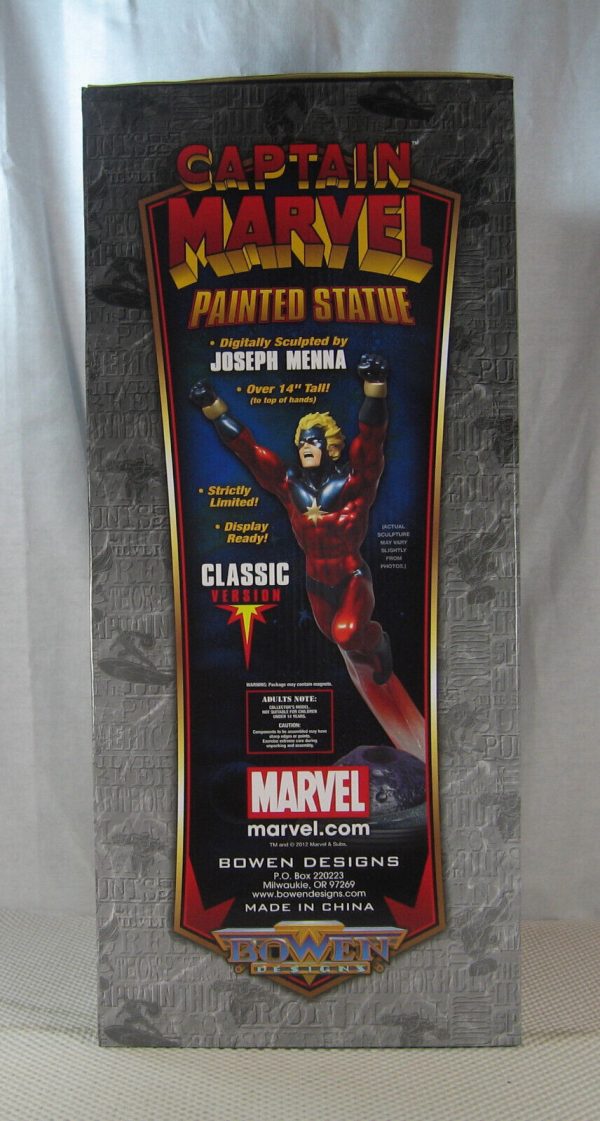 Captain Marvel Genis Vell Statue 76/375 Bowen Designs Website Exclusive SEALED - Image 6