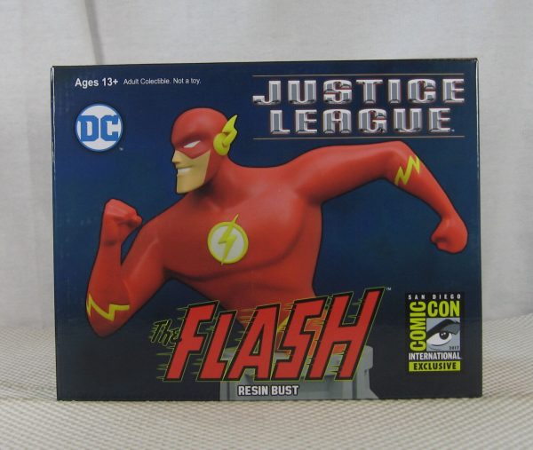 Flash Bust 517/650 Justice League Animated Series 2017 SDCC Exclusive NEW SEALED - Image 2