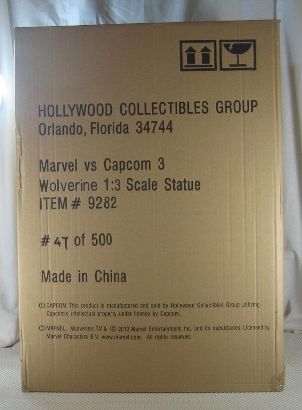 Wolverine 1/3 Statue 47/500 Marvel vs Capcom 3 HCG X-Men NEW SEALED - Image 6