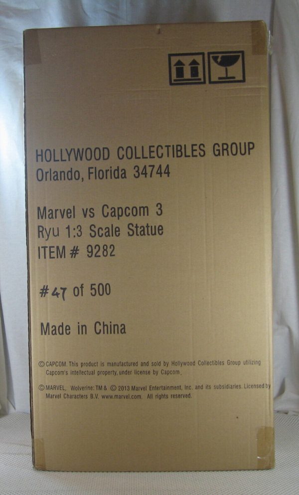 Ryu 1/3 Statue 47/500 Marvel vs Capcom 3 HCG Street Fighter NEW SEALED - Image 6