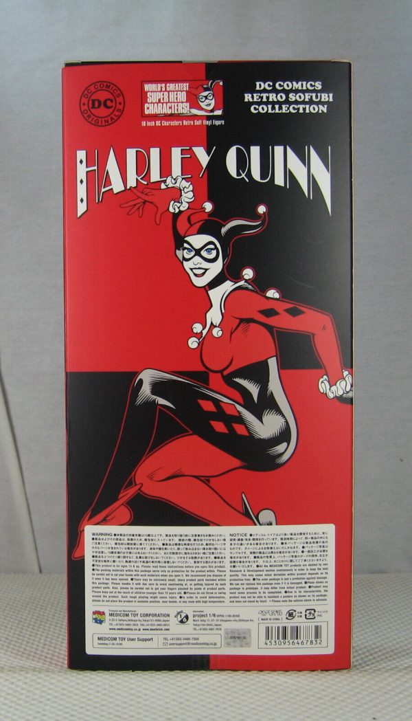 Harley Quinn Sofubi Figure PX Exclusive DC Comics Retro Collection NEW SEALED - Image 3