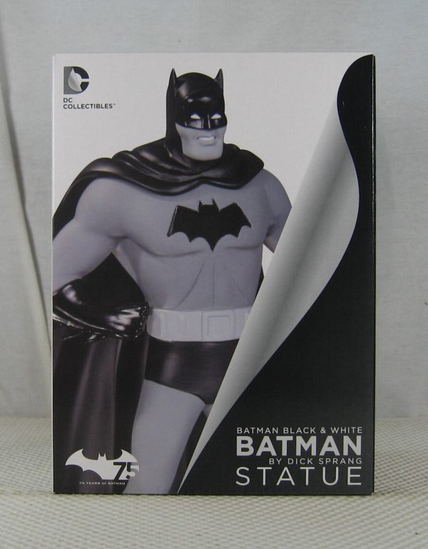 Batman Black and White Statue Dick Sprang DC Collectibles NEW SEALED - Image 3