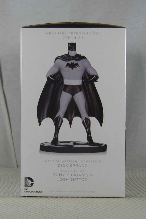 Batman Black and White Statue Dick Sprang DC Collectibles NEW SEALED - Image 6