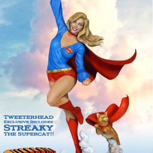 Tweeterhead Supergirl and Streaky Exclusive Super Powers Maquette 024/145 SEALED