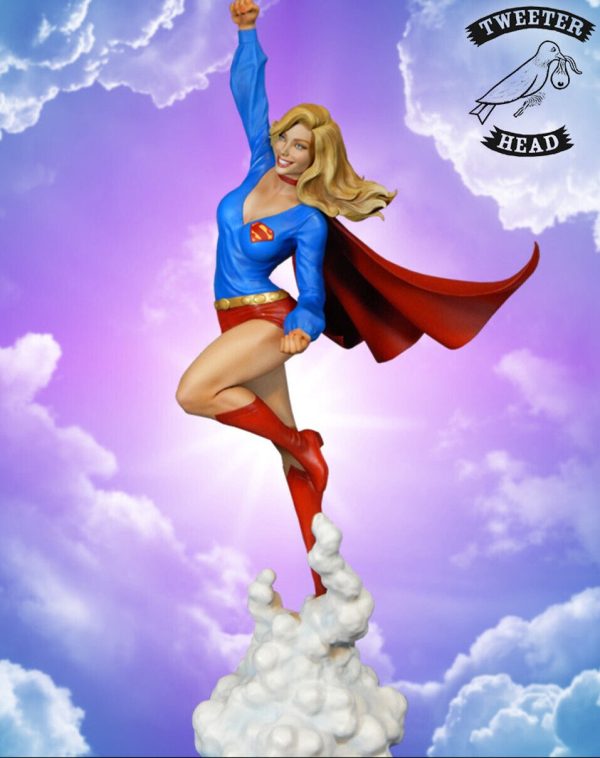 Tweeterhead Supergirl and Streaky Exclusive Super Powers Maquette 024/145 SEALED - Image 4