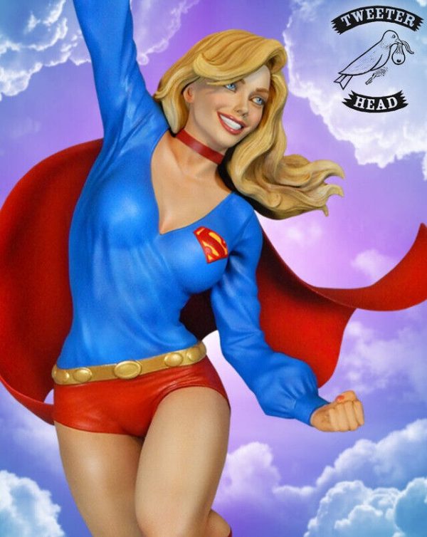 Tweeterhead Supergirl and Streaky Exclusive Super Powers Maquette 024/145 SEALED - Image 5