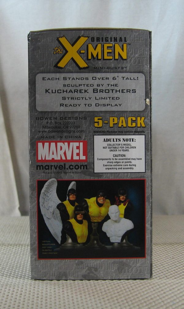 Original X-Men Mini-Bust 5-Pack Set Bowen Designs 277/550 NEW SEALED - Image 5