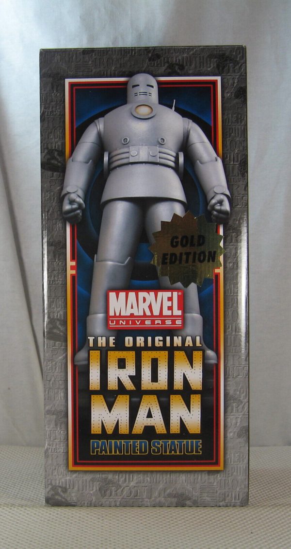 Iron Man Gold Chrome Statue 30/200 Bowen Designs Collectors Club Exclusive NEW - Image 2