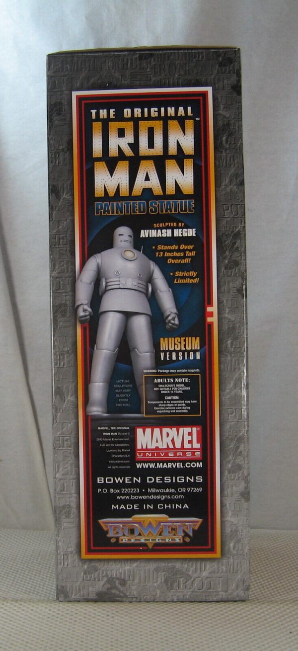 Iron Man Gold Chrome Statue 30/200 Bowen Designs Collectors Club Exclusive NEW - Image 3