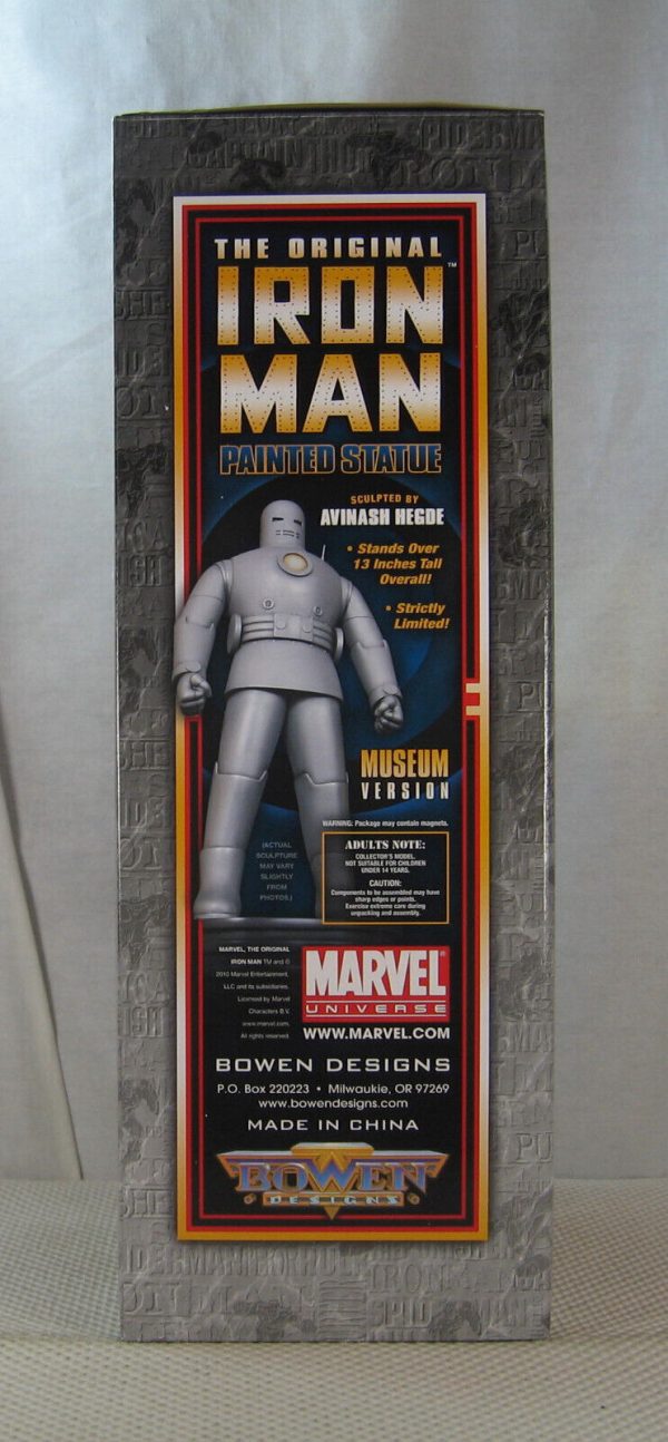 Iron Man Gold Chrome Statue 30/200 Bowen Designs Collectors Club Exclusive NEW - Image 5