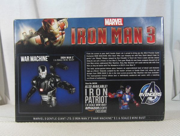 Gentle Giant War Machine Exclusive Bust 289/400 Iron Man 3 NEW SEALED - Image 5
