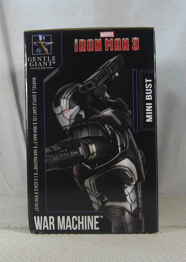 Gentle Giant War Machine Exclusive Bust 289/400 Iron Man 3 NEW SEALED - Image 6