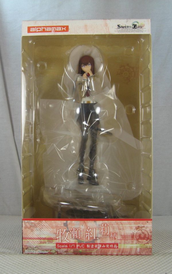 Alphamax STEINS GATE Kurisu Makise 1/7 Figure NEW SEALED - Image 4