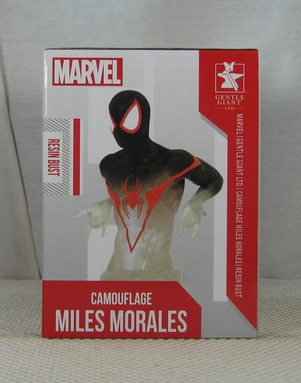 Gentle Giant Spider-Man Camouflage Miles Morales Bust 411/750 SDCC 2021 SEALED - Image 3