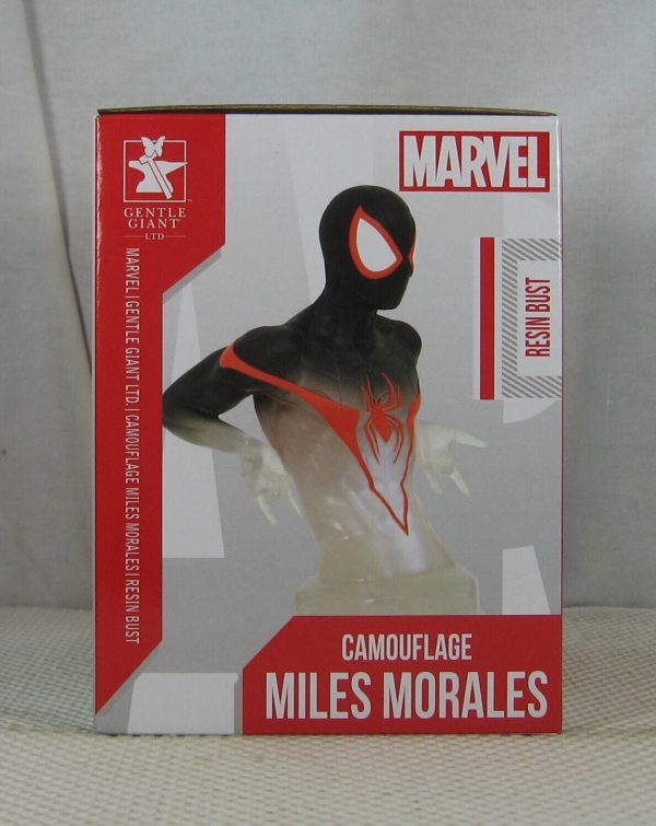 Gentle Giant Spider-Man Camouflage Miles Morales Bust 411/750 SDCC 2021 SEALED - Image 5