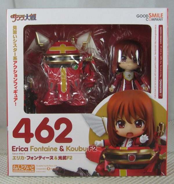 Nendoroid Erica Fontaine & Koubu-F2 Figure Nendoroid #462 Good Smile NEW SEALED - Image 12