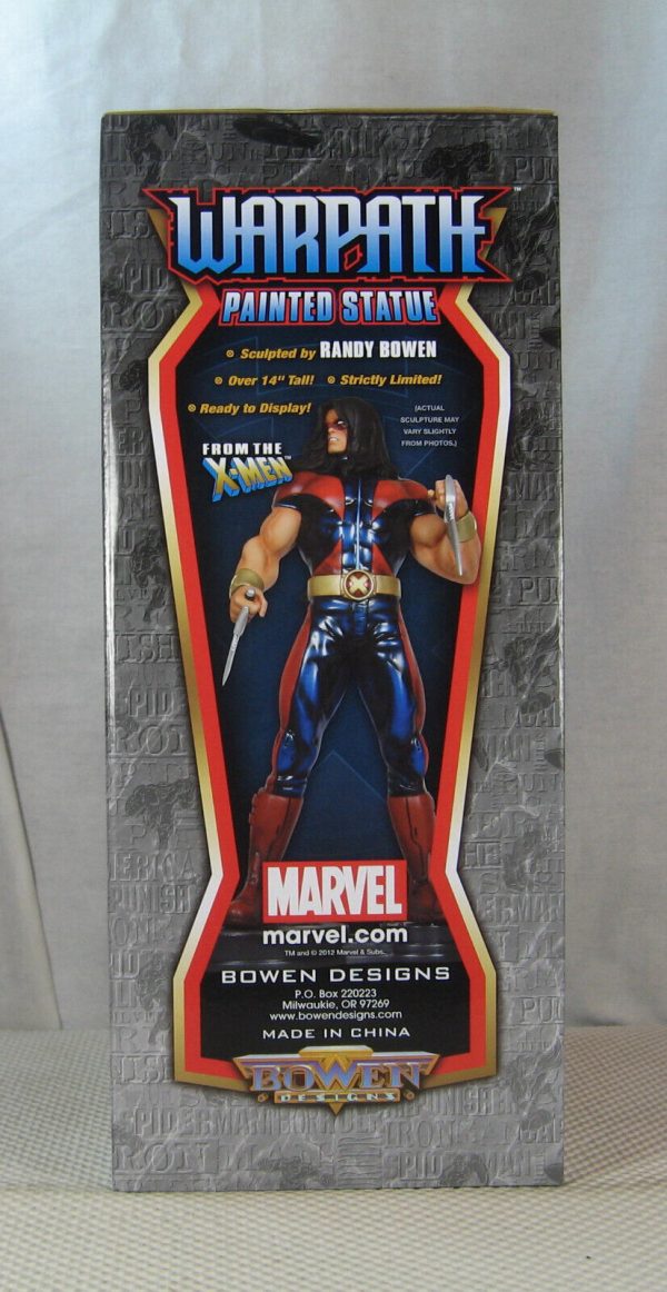 Warpath Statue 435/500 Bowen Designs Marvel Comics X-Men NEW SEALED - Image 4