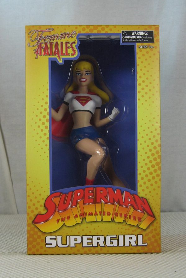 Supergirl Femme Fatales Figure Superman: The Animated Series Diamond Select NEW - Image 2