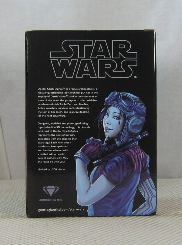 Star Wars Doctor Aphra Bust 218/1500 Gentle Giant NEW SEALED - Image 5