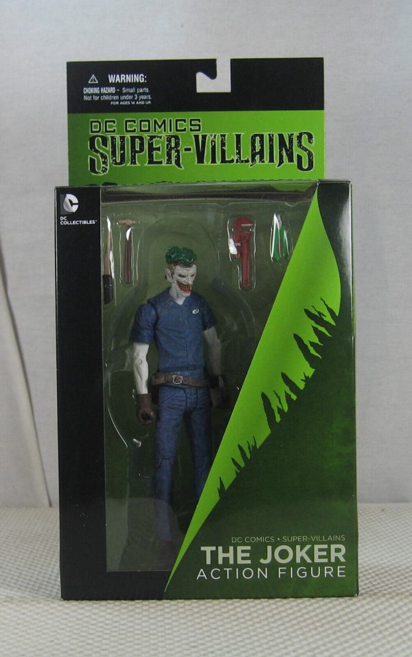 Joker Super-Villains Action Figure DC Collectible NEW SEALED - Image 2