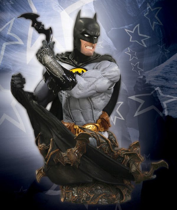 Batman Bust Heroes of the DC Universe 2nd Series Gary Frank DC Direct NEW SEALED
