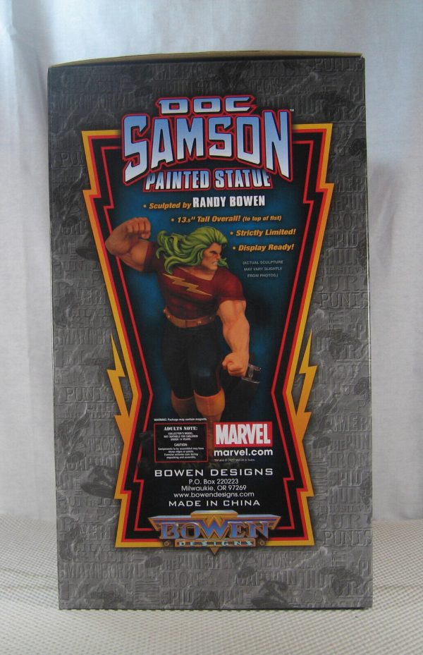 Doc Samson Signed Statue 70/325 Randy Bowen Designs Marvel Comics BRAND NEW - Image 3