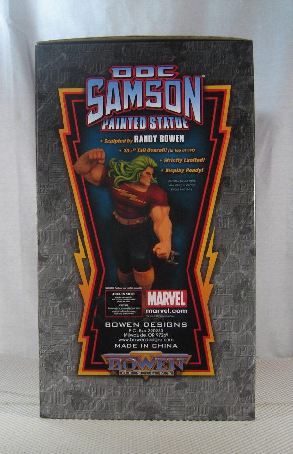 Doc Samson Signed Statue 70/325 Randy Bowen Designs Marvel Comics BRAND NEW - Image 5