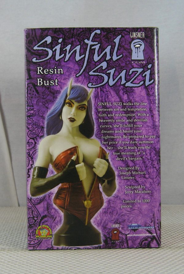 Sinful Suzi Bust 123/1000 Diamond Select Joseph Michael Linsner NEW SEALED - Image 4