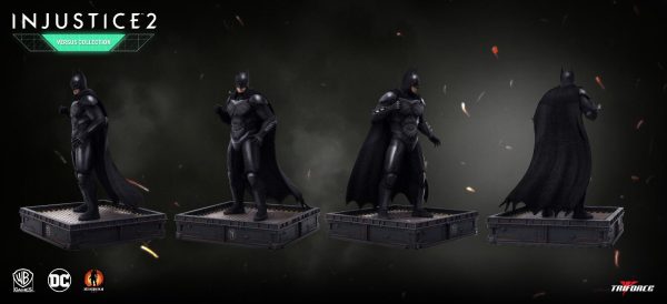 Triforce Injustice 2 The Versus Collection Batman and Brainiac Statue Set SEALED - Image 2