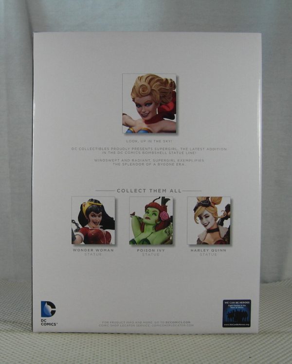 Bombshells Supergirl Statue 1st Edition DC Collectibles Superman BRAND NEW - Image 4