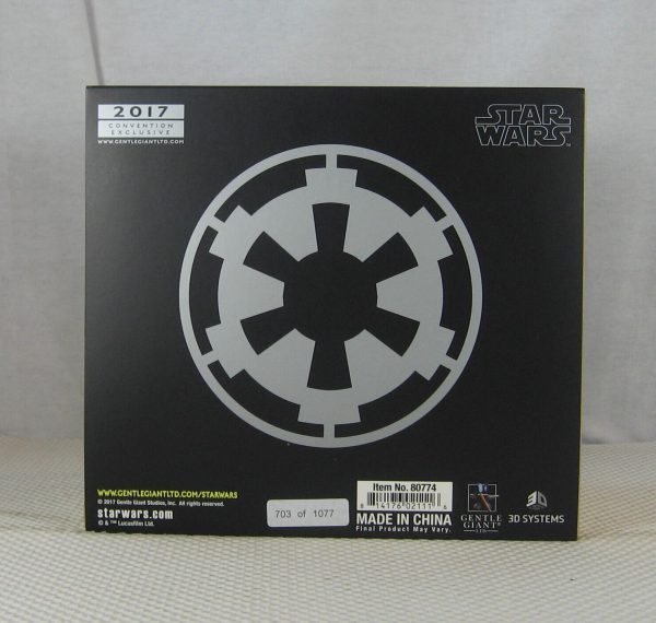Gentle Giant Darth Vader Classic Bust 703/1077 SDCC Exclusive NEW SEALED - Image 6