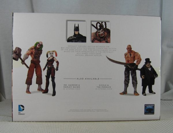 Batman Arkham Asylum Batman vs Bane Action Figure 2-Pack DC Collectibles SEALED - Image 4