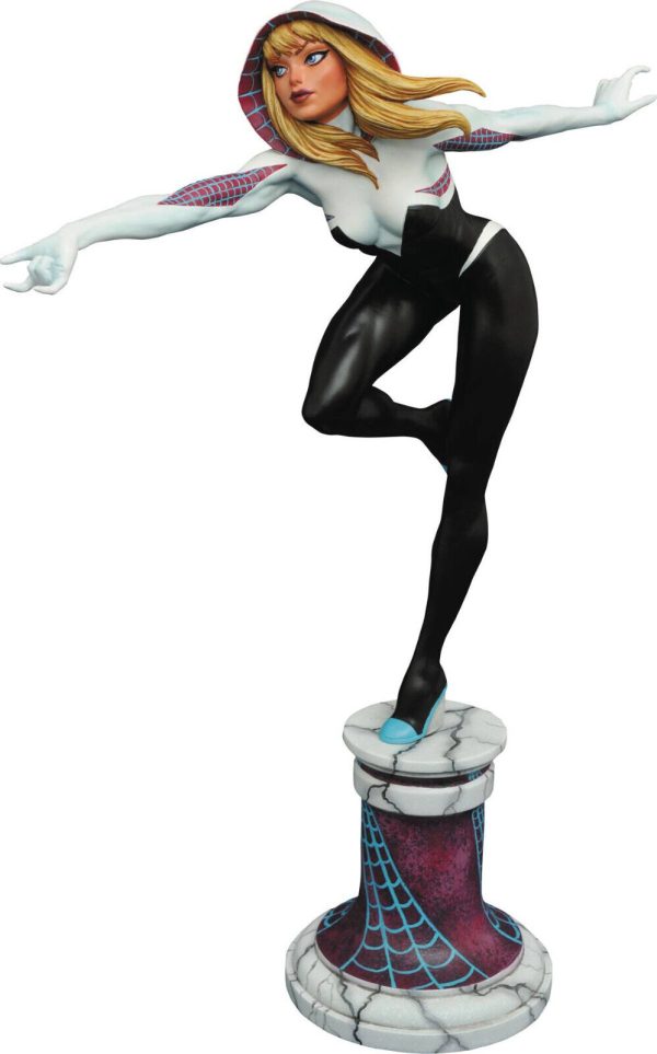 Spider-Gwen Unmasked Premier Statue 268/3000 Diamond Select NEW SEALED