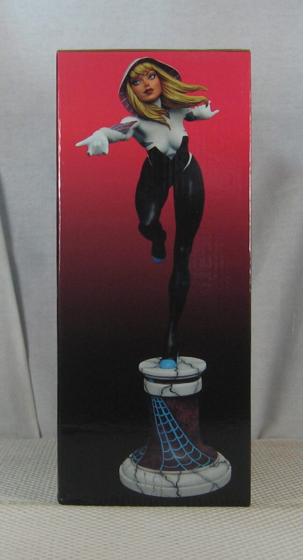 Spider-Gwen Unmasked Premier Statue 268/3000 Diamond Select NEW SEALED - Image 3